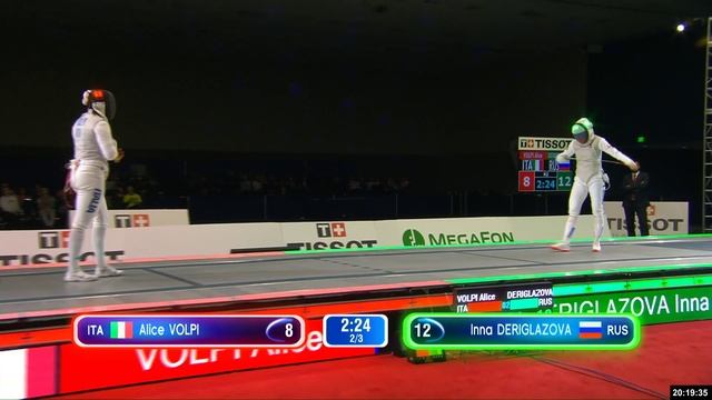 2019 Absolute FIE Grand Prix Anaheim Women's Foil Final: Volpi vs. Deriglazova смотреть онлайн