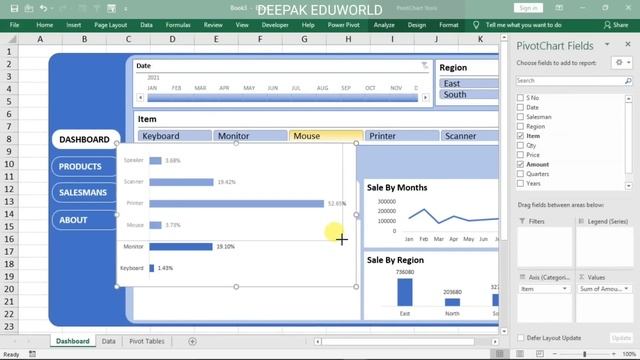 How to Build MODERN Interactive Dashboard in Excel (Hindi) | Excel Dashboard | Dashboard in Excel смотреть онлайн