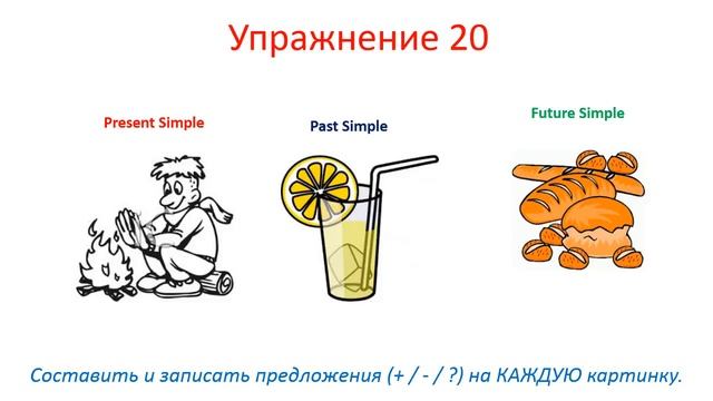 English grammar Exercise 20 смотреть онлайн