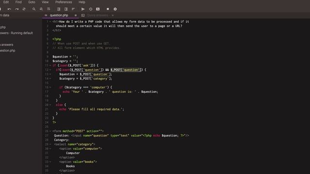 How to validate HTML form with PHP | Submit an empty form validation | Show validation error смотреть онлайн