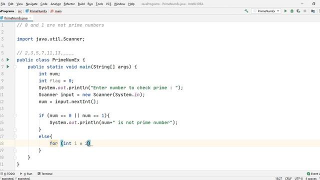 Write a Java program to check any Number is Prime or not. || Java Programming Tutorials. смотреть онлайн