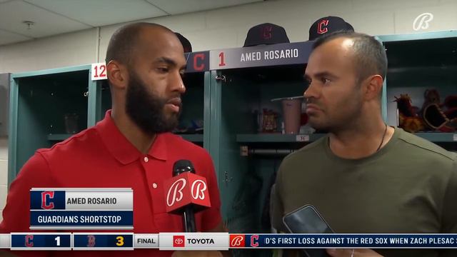 Amed Rosario on his defensive improvement and how he fits in the Guardians lineup смотреть онлайн