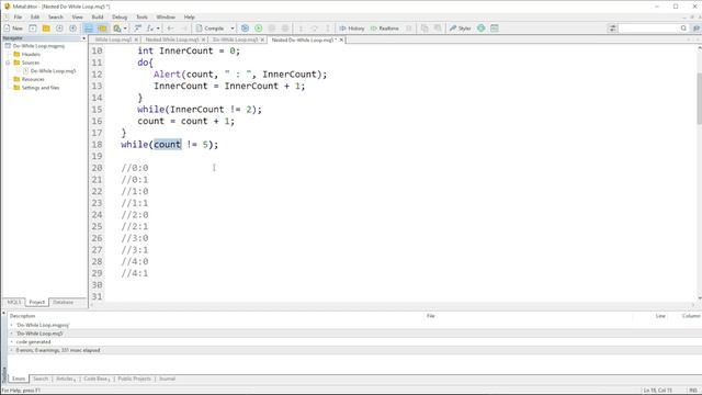 NESTED DO-WHILE LOOP #programming #coding #mql5 #dowhileloop #nestedloops смотреть онлайн