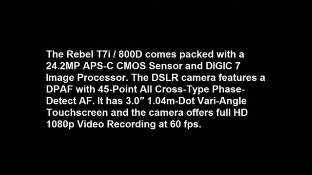 What to Expect from Canon Rebel T8i / 850D Camera смотреть онлайн