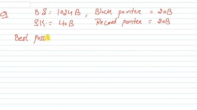Lec.24 Relaion between Order of B + Tree Internal node and Leaf node when Bp=Rp смотреть онлайн
