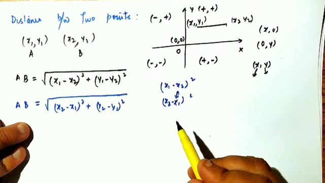 Distance Between Two Points | Distance Formula | Distance Formula in English смотреть онлайн