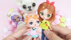 ООАК и Кастом маленькой куклы Блайз ПЕТ ШОП почти как ЛОЛ сюрприз