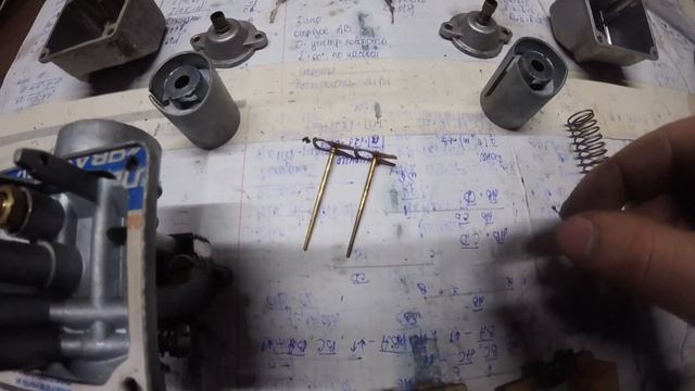 Сравнение карбюраторов - Jikov 2928СЕ (Jawa 638). смотреть онлайн