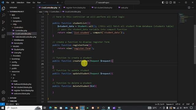 Laravel 10 Student Crud System (CREATE, READ, UPDATE & DELETE) смотреть онлайн