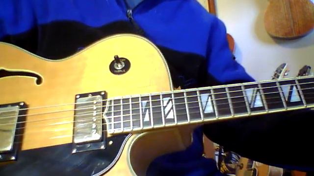 Very sweet Korean made Washburn J6S like L5 high end tone $799 now $649 has HC great set up смотреть онлайн