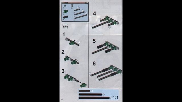 LEGO 8000 Star Wars Technic Pit Droid Episode 1 Instruction Manual смотреть онлайн