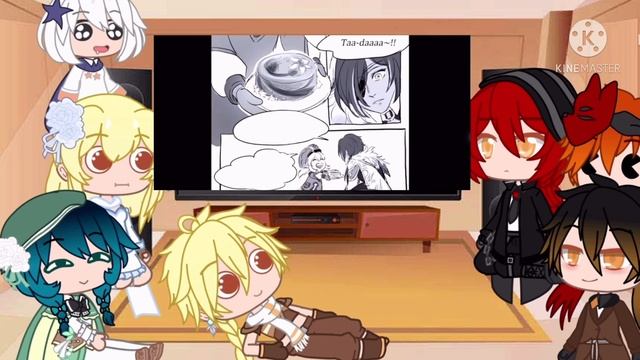 Genshin Impact reacts to comics||Genshin Impact||Gacha club (Part 3) смотреть онлайн