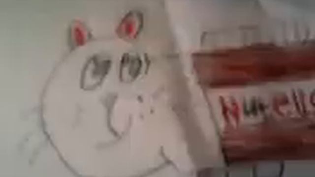 ВЛОГ:как нарисовать котика пушина в костюме нутеллы ?? смотреть онлайн