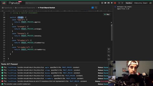 Learn TypeScript: Conditional Statements (Learn to Code) смотреть онлайн