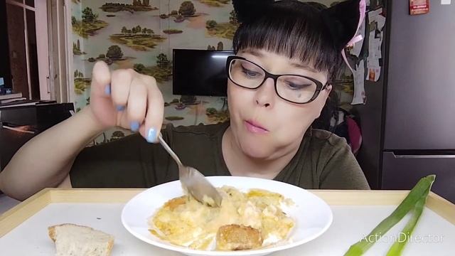 Мукбанг | Пюре с фрикадельками | Почему Мукбанг?