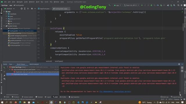 A failure occurred while executing com android build gradle internal tasks CheckAarMetadataWorkActi смотреть онлайн