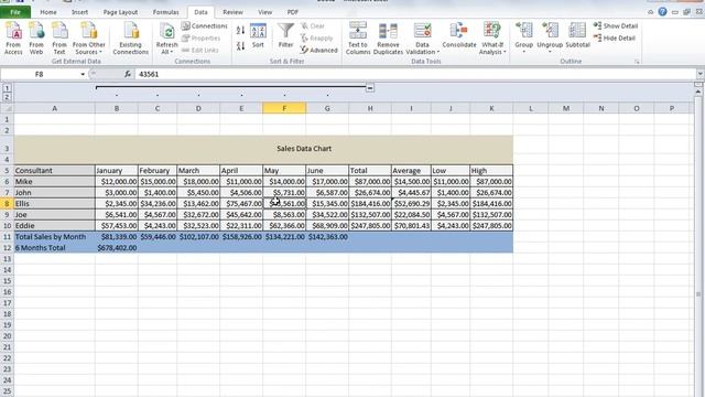 Group and Hide Data in Excel 2010 смотреть онлайн