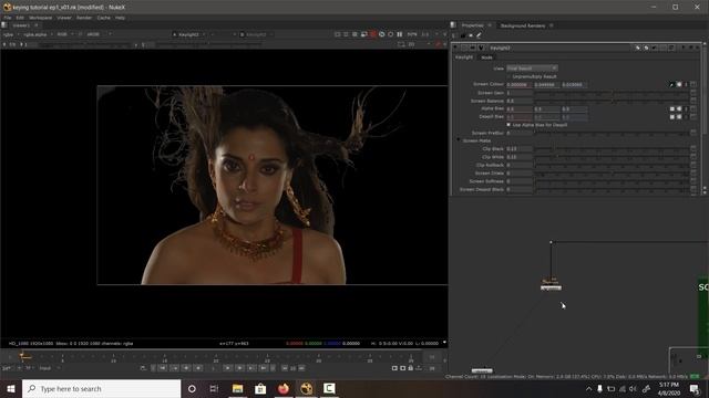 Nuke Tutorial - How to Remove Green Screen without losing Hair details [Hindi] - Class 01 - Part 01 смотреть онлайн