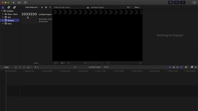 1 Урок Final Cut Pro X- Знакомство с видеоредактором