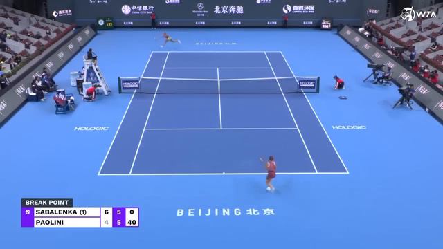Aryna Sabalenka vs. Jasmine Paolini | 2023 Beijing Round of 16 | WTA Match Highlights смотреть онлайн