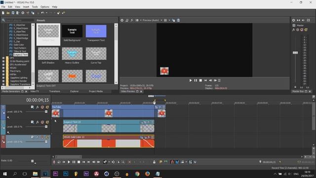 How To: Make Lower Thirds in Vegas Pro 15 смотреть онлайн