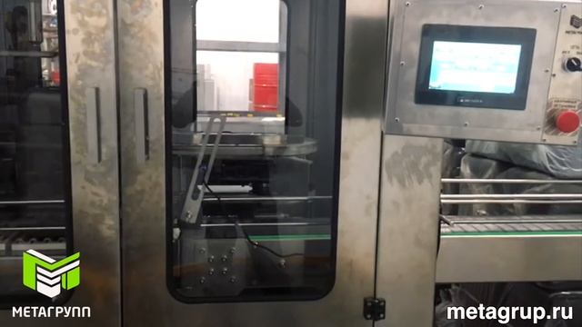 Линия розлива моторного масла в ПНД до 30л АР 500В МГ производительность 500 б-час. ПК "МЕТАГРУПП" смотреть онлайн