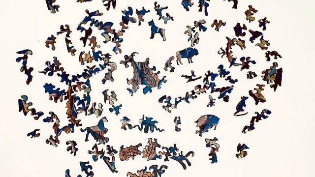 Деревянный фигурный пазл AFI DESIGN "ART TIGER" в подарочной упаковке (19х28 см, 117 деталей) смотреть онлайн