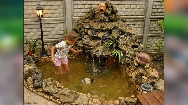 Водопад на даче своими руками смотреть онлайн