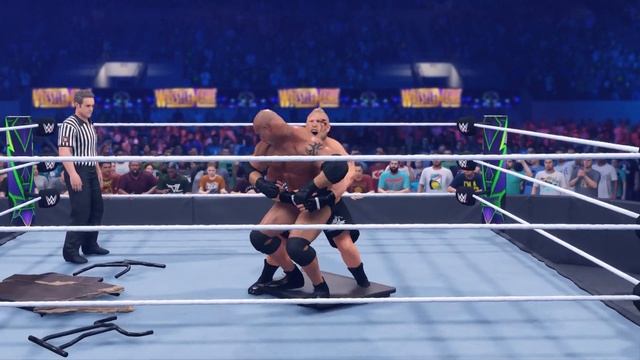 WWE 2K23 - Brock Lesnar Vs Goldberg FULL GAMEPLAY (PS5) смотреть онлайн