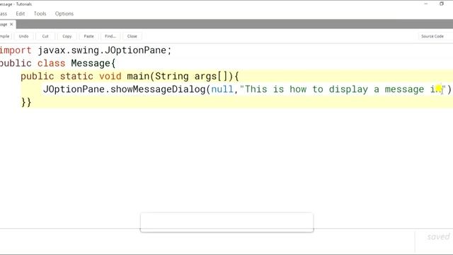 Display message in box in bluej | JOptionpane in Bluej| Java bluej Tutorial| Dialog box in Bluej смотреть онлайн
