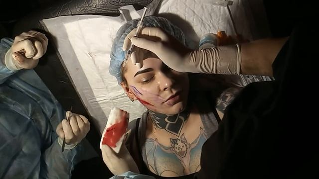 Шрамирование на лице. Face scarification 18+ смотреть онлайн