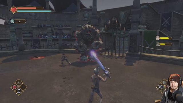 Lets Play Fable anniversary *Good guy* part 20: The arena part 2 смотреть онлайн
