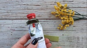 Веточка МИМОЗЫ своими руками.