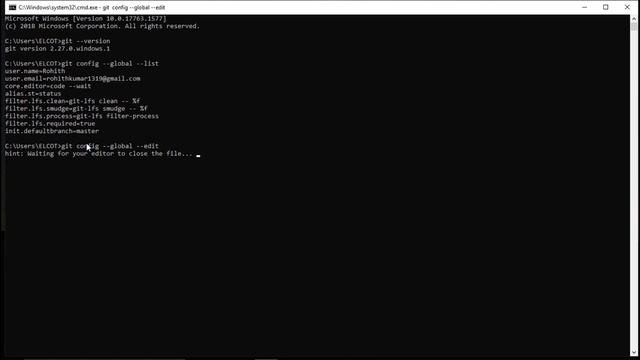05 Git config смотреть онлайн
