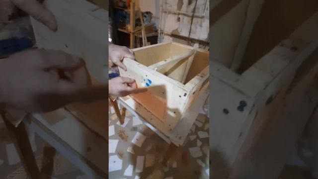 изготовление облегчённого улья фанера пинопласт фонера