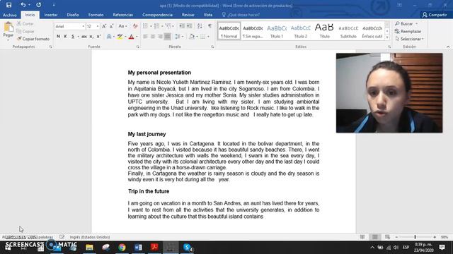 Tarea 4 - Speaking Task смотреть онлайн