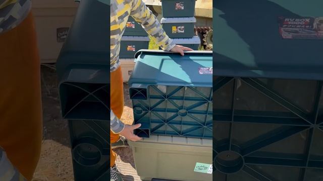 Прочный экспедиционный ящик (бокс) IRIS RV BOX 1000 для отдыха, рыбалки, машины смотреть онлайн