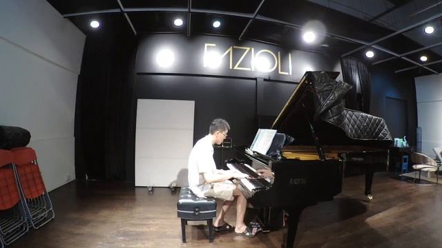 Albeniz Evocacion from Suite Iberia, Fazioli F278, May 5th 2018, Zoom Q8 смотреть онлайн