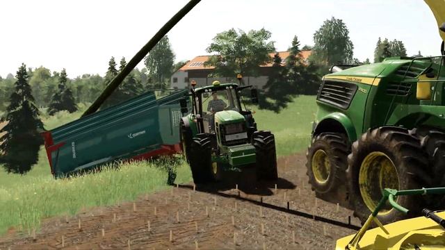 MAIZE SILAGE HARVEST IN UPPER BAVARIA [Farming Simulator 19] смотреть онлайн