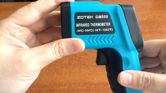 инфракрасный термометр пирометр ZOTEK GM550 смотреть онлайн