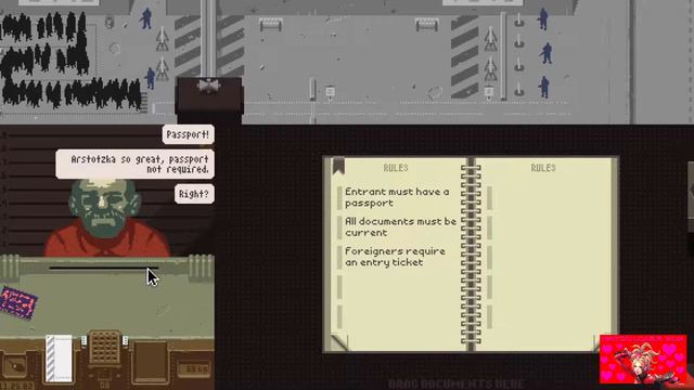 Lets Play Papers Please Part 1 Arstotzka Greatest Country смотреть онлайн