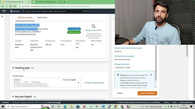 AWS Tutorials - 10 - Create First EC2 Instance | EC2 Instance Creation in AWS ( in Hindi ) смотреть онлайн