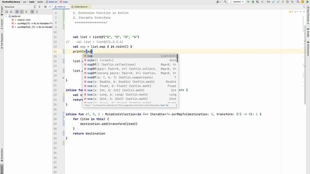 OurMapTo Implementation inspired by Kotlin mapTo function смотреть онлайн