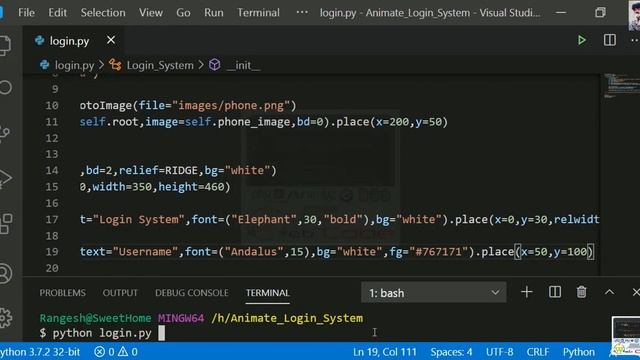How to Create Login System in Python | Animated Image Effect #Part1 смотреть онлайн