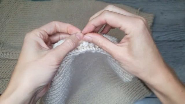 Как вшить молнию в вязаное изделие. Куртка часть 5. смотреть онлайн