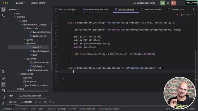 Quiz App Using Spring Boot #7 | Microservices Tutorial смотреть онлайн