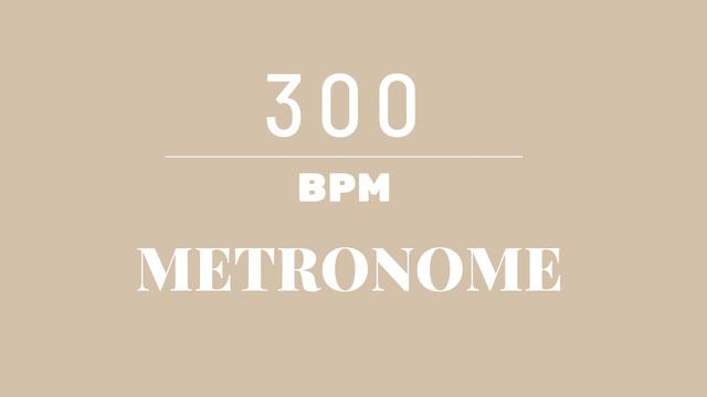 300 BPM Metronome смотреть онлайн