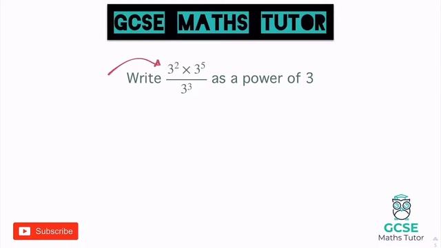 Laws of Indices - Part 1 (Higher & Foundation) | GCSE Maths Tutor смотреть онлайн