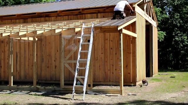 How to build a Chicken Coop. The Finish!! смотреть онлайн