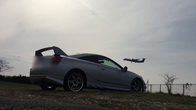 TOYOTA CELICA ZZT231 T23 GT-S 飛行機とコラボ With airplane смотреть онлайн